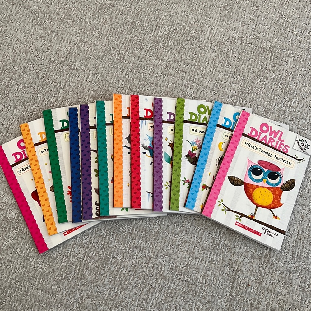 Owl Diaries by Rebecca Elliott (series 1-12)